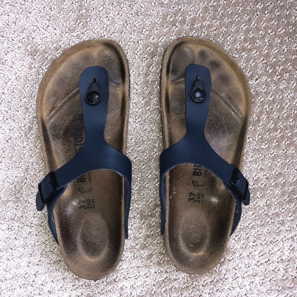 Gently Used Navy Birkenstocks - Picture 2 of 3